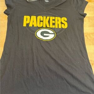 Woman’s Green Bay packer v neck tshirt